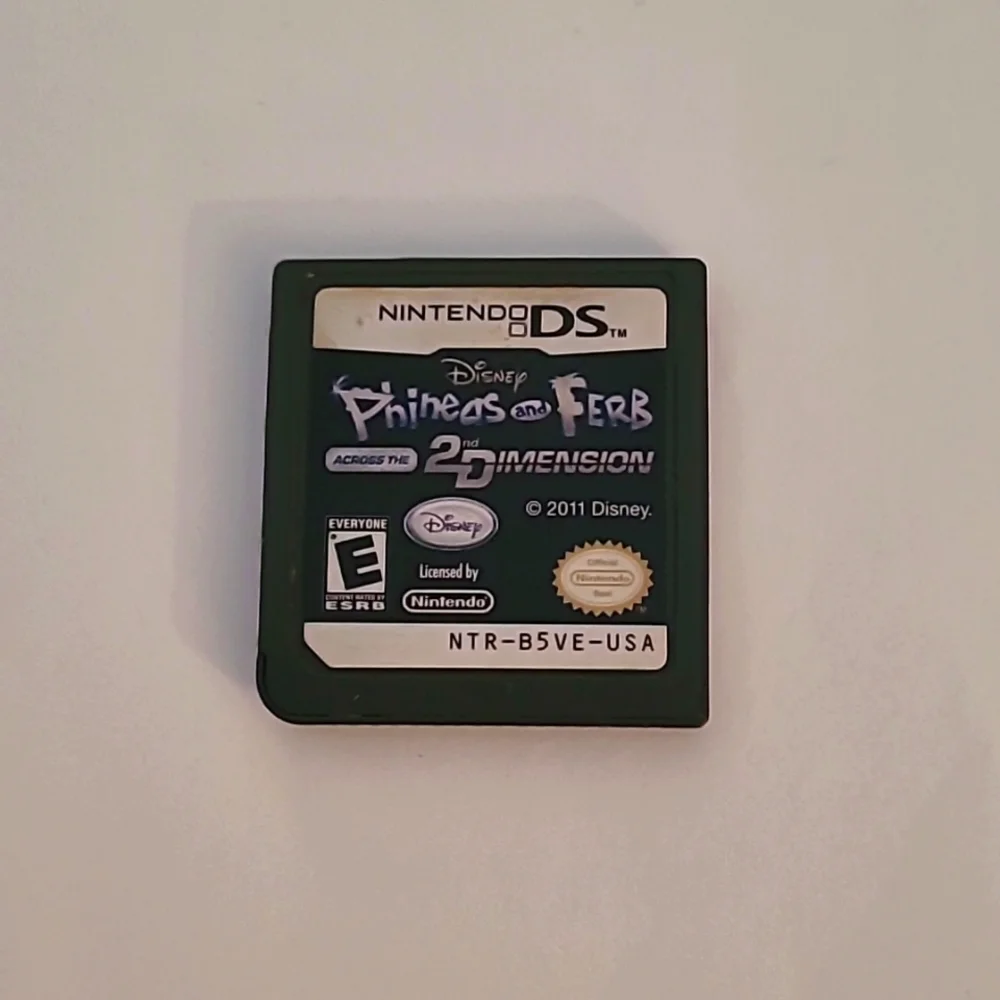 Phineas and Ferb 2d dimension Nintendo ds